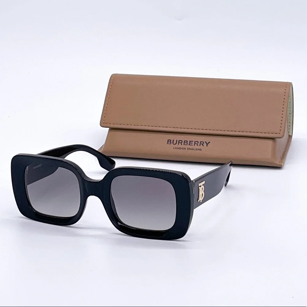 NEW BE4327 3001/11 BURBERRY SUNGLASSES B 4327 BLACK